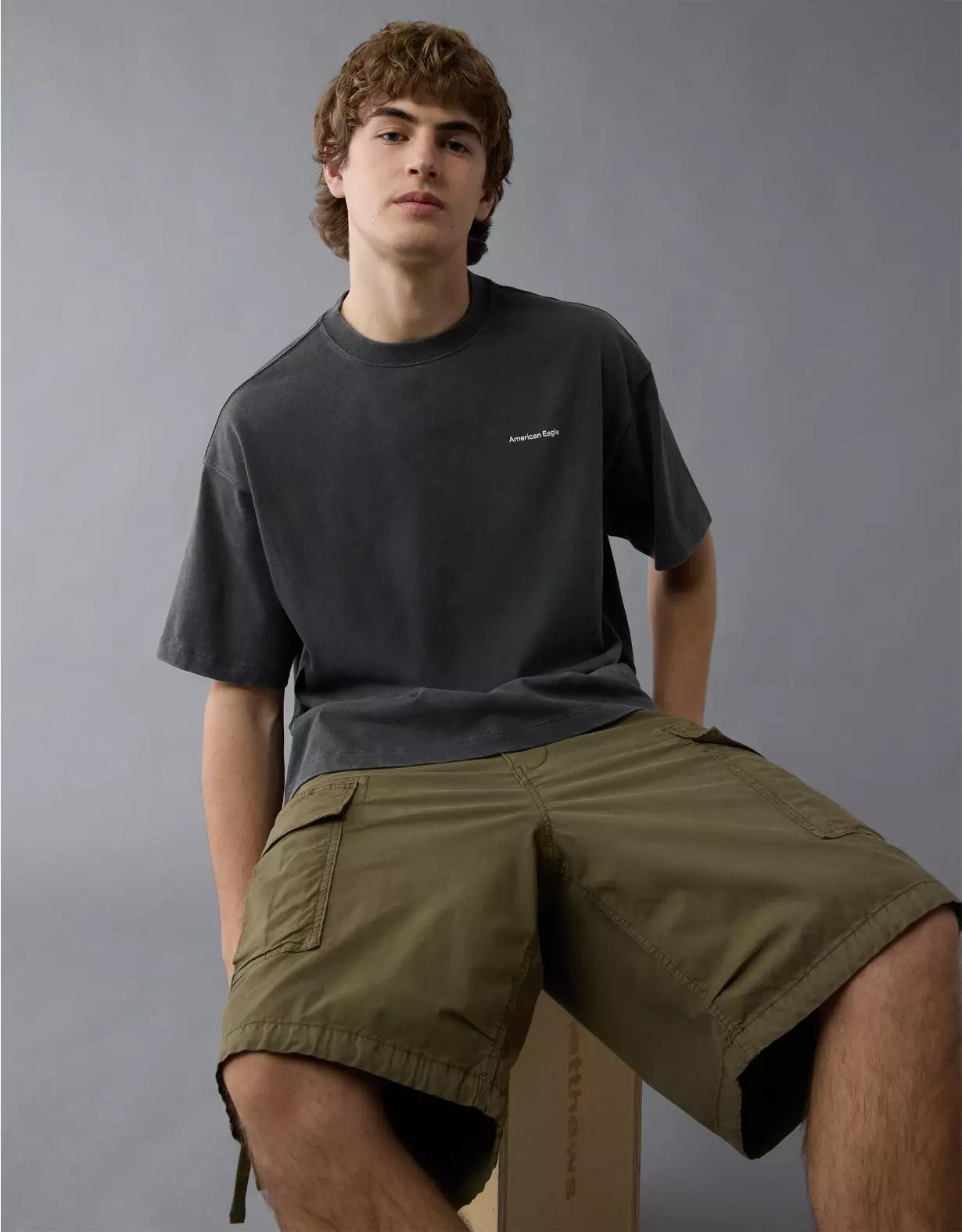 AE Boxy Logo Graphic T-Shirt Product Image