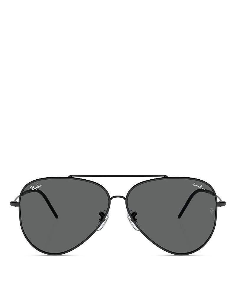 Ray-Ban Aviator Reverse Sunglasses Frame Grey Lenses Product Image