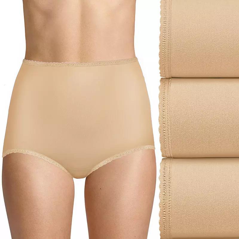 Bali Skimp Skamp 3-Pack Brief Underwear DFA633, Womens Product Image