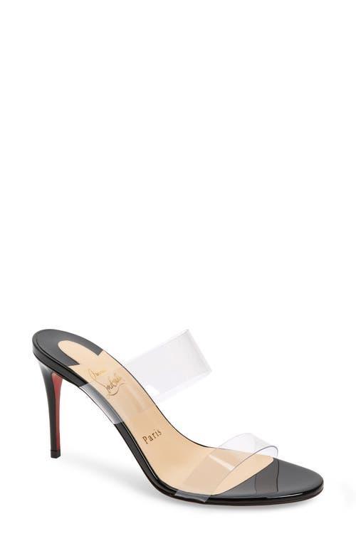 Womens Just Nothing 85 PVC & Patent Leather Mules Product Image