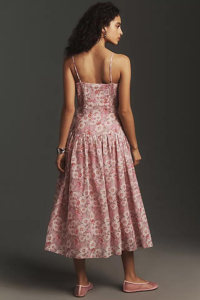 Endless Rose Sleeveless Drop-Waist Midi Dress Product Image