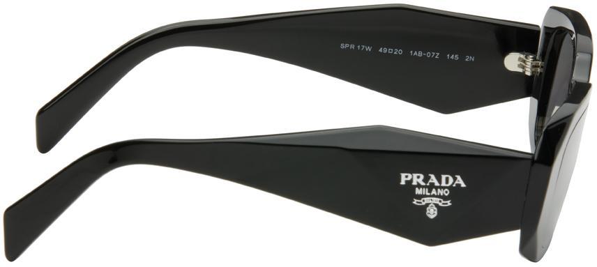 PRADA Black ' Symbole' Sunglasses In 1ab07z Product Image