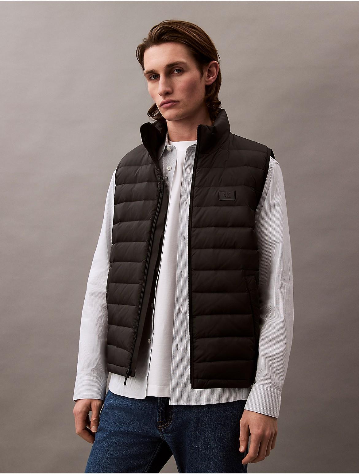 Calvin Klein Mens Nylon Puffer Vest - Red Product Image