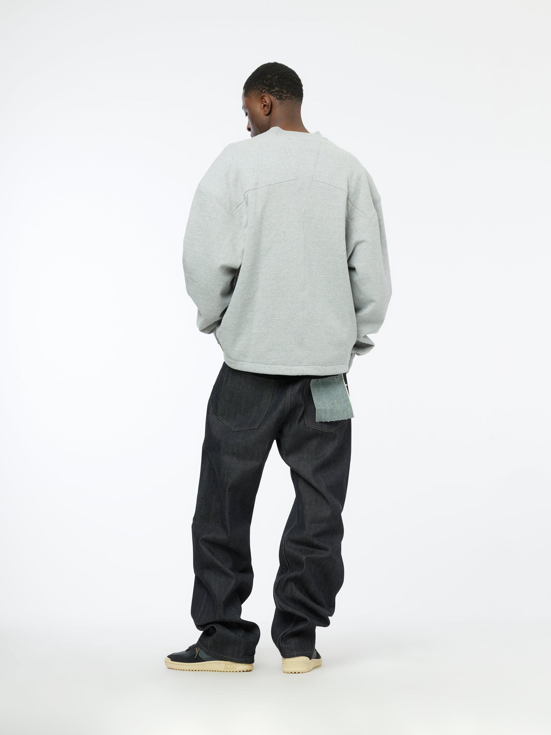 Padded Crewneck Sweatshirt Product Image