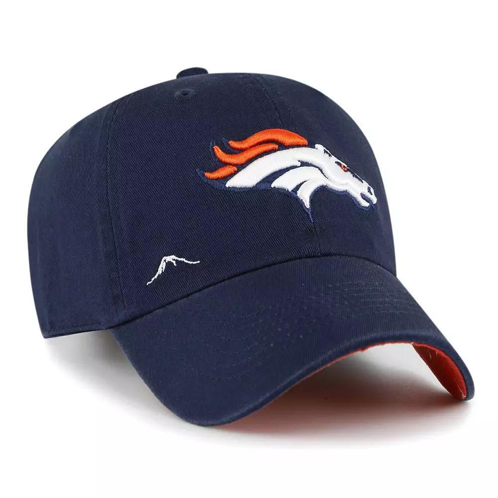 Women's '47  Navy Denver Broncos Confetti Icon Clean Up Adjustable Hat, Blue Product Image