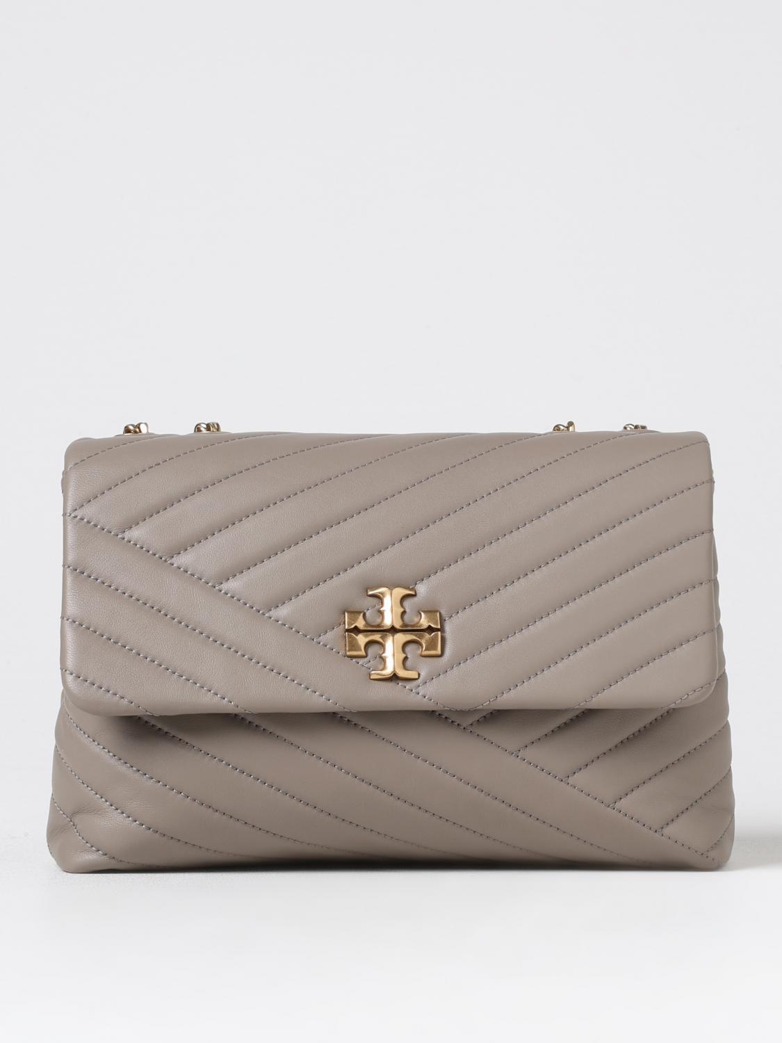 TORY BURCH Kira Chevron Convertible Shoulder Bag In Grey Product Image