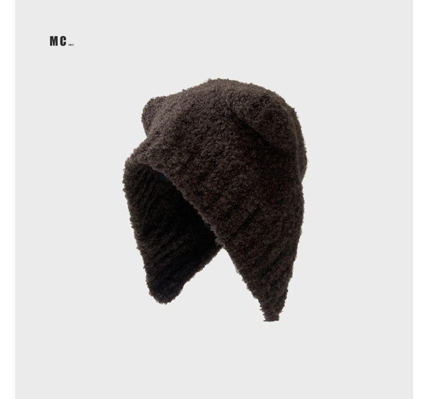 Bear Ear Knit Beanie Product Image