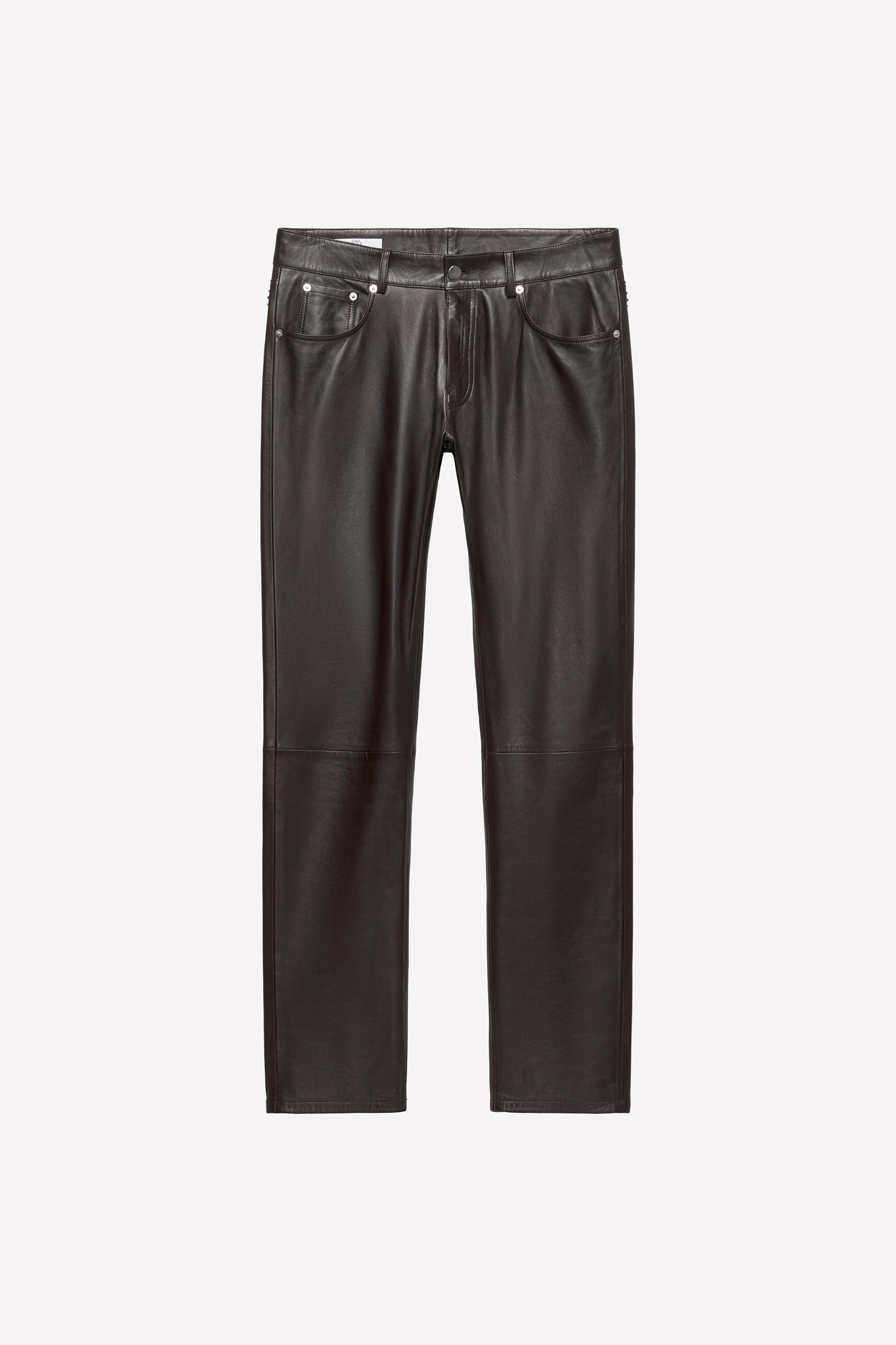 LEATHER SLIM FIT PANTS LUDOVIC DE SAINT SERNIN x ZARA Product Image