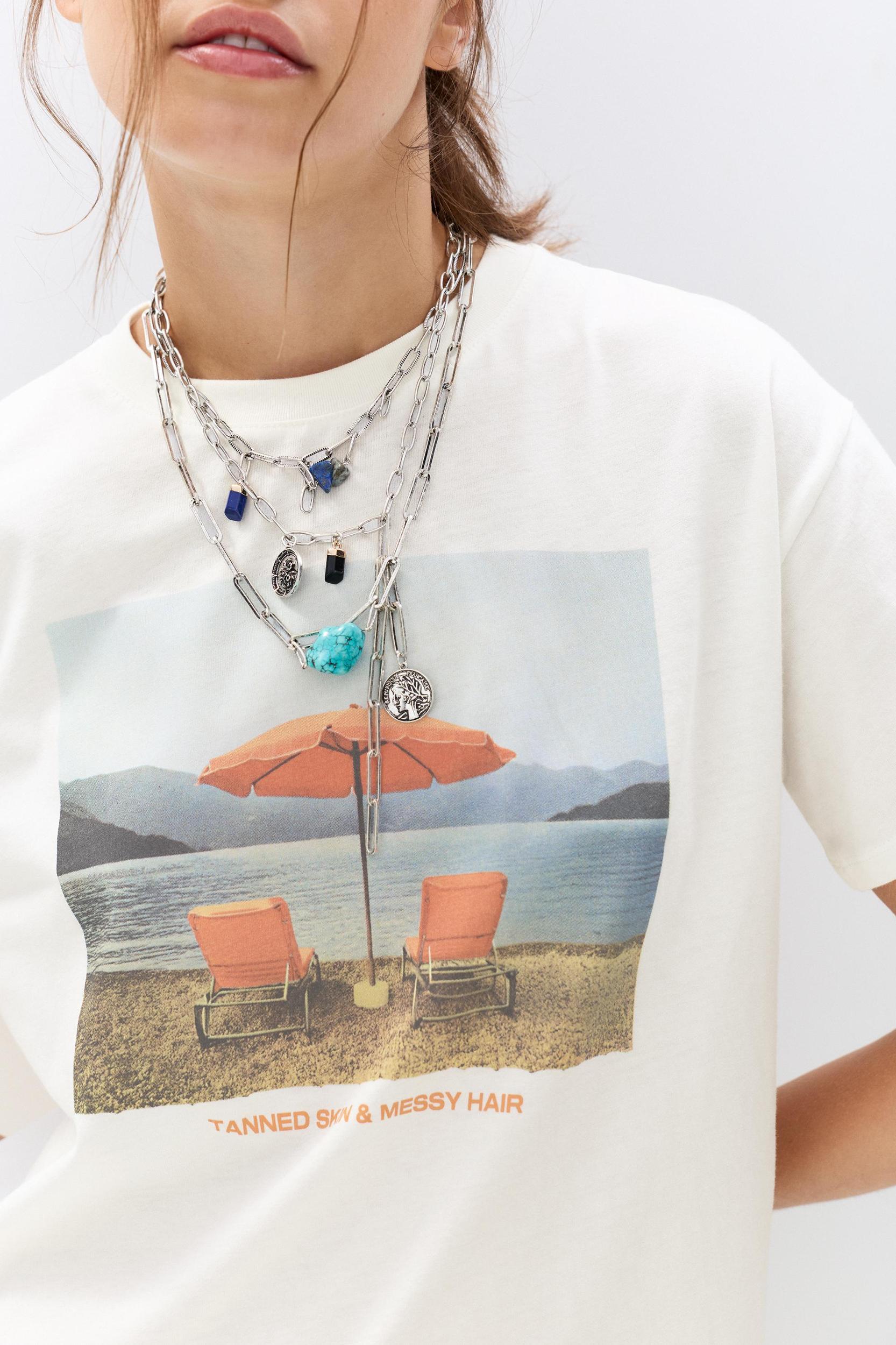Beach photographic T-shirt Product Image