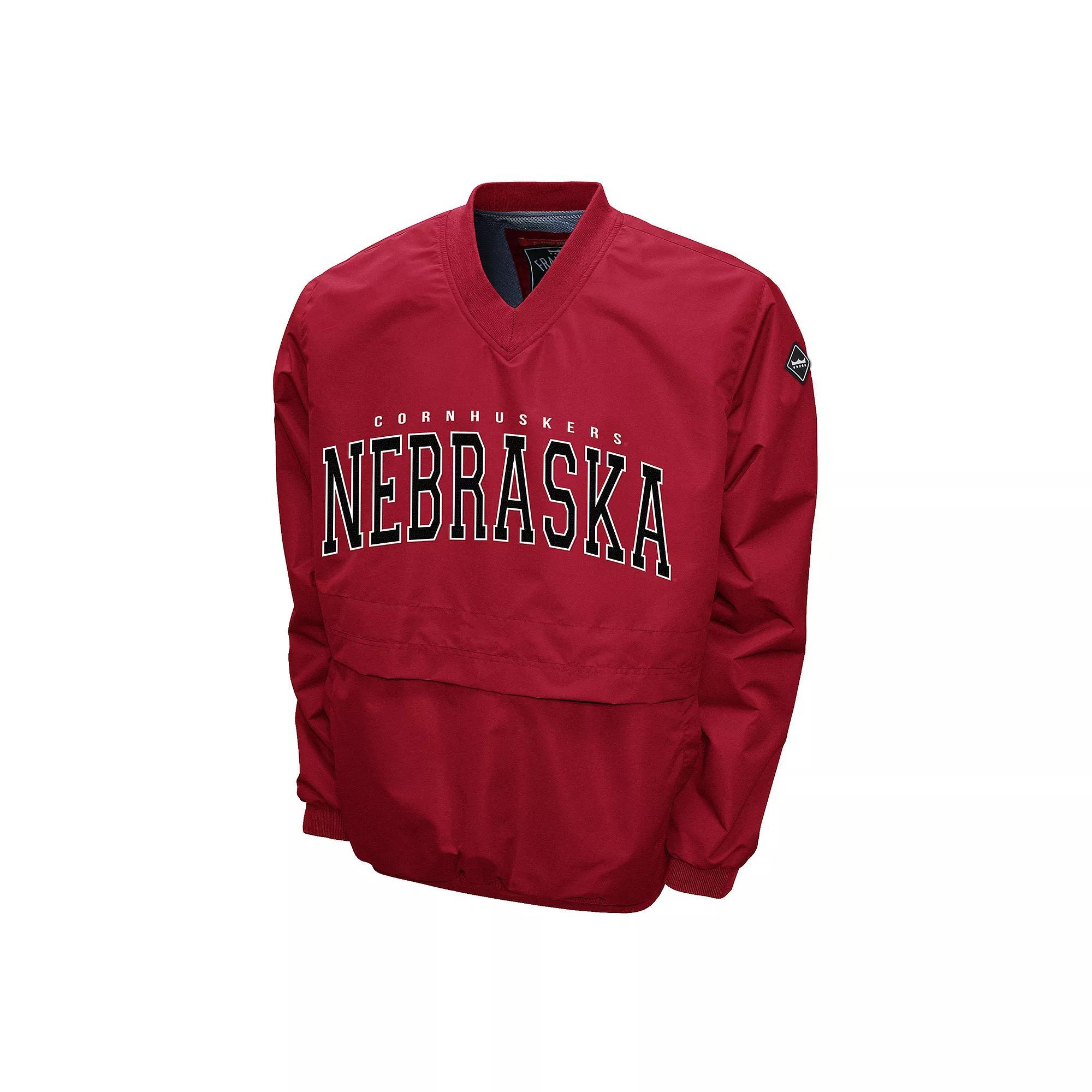 Men's Georgia Bulldogs Members Windshell Pullover, Size: 3XL, Red Product Image