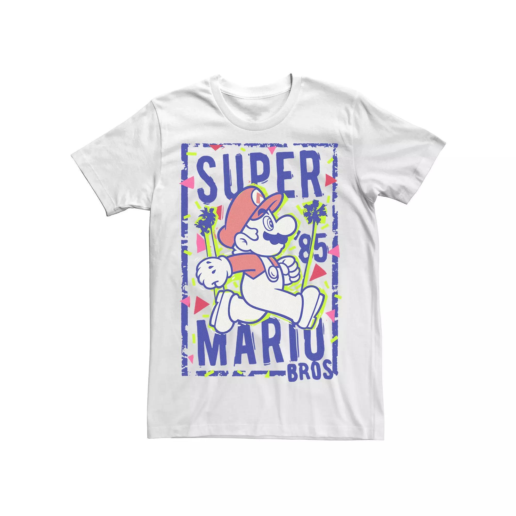 Men's Super Mario Bros 85 Retro Portrait Tee,  Product Image