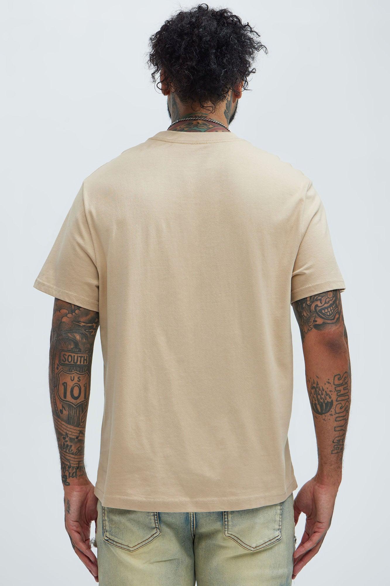 Essential Short Sleeve Crew Tee - Tan Product Image