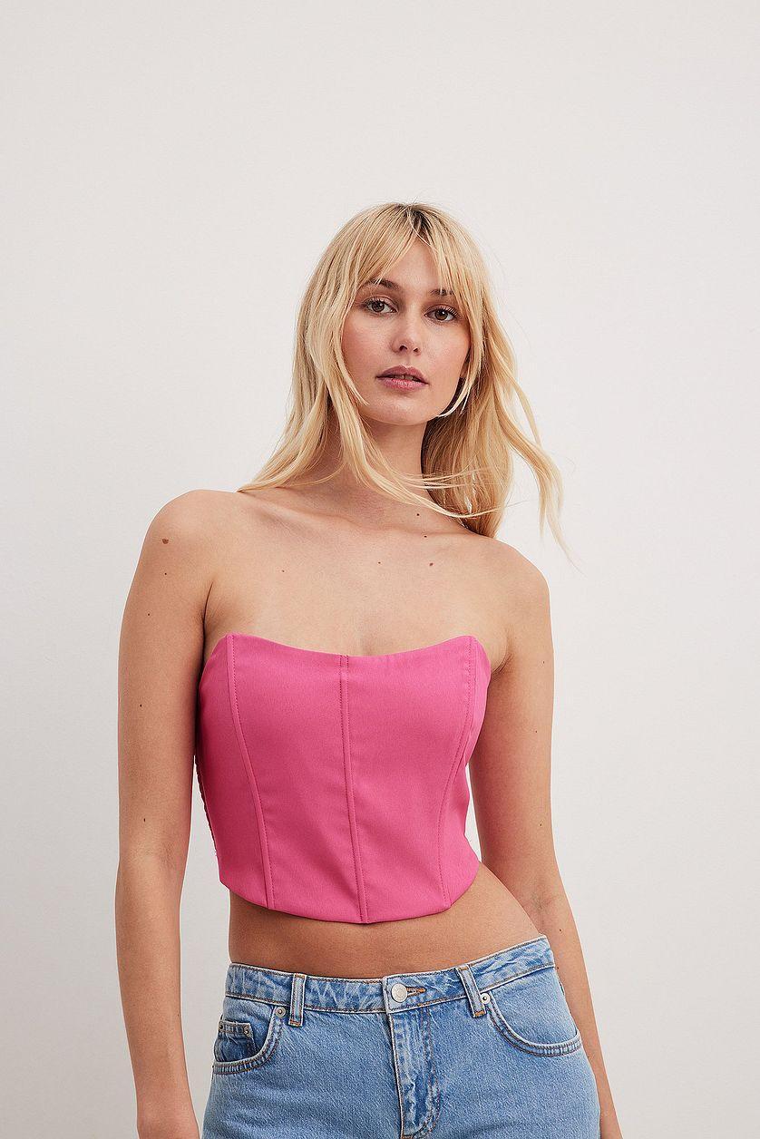 Smock Back Corset Top Product Image