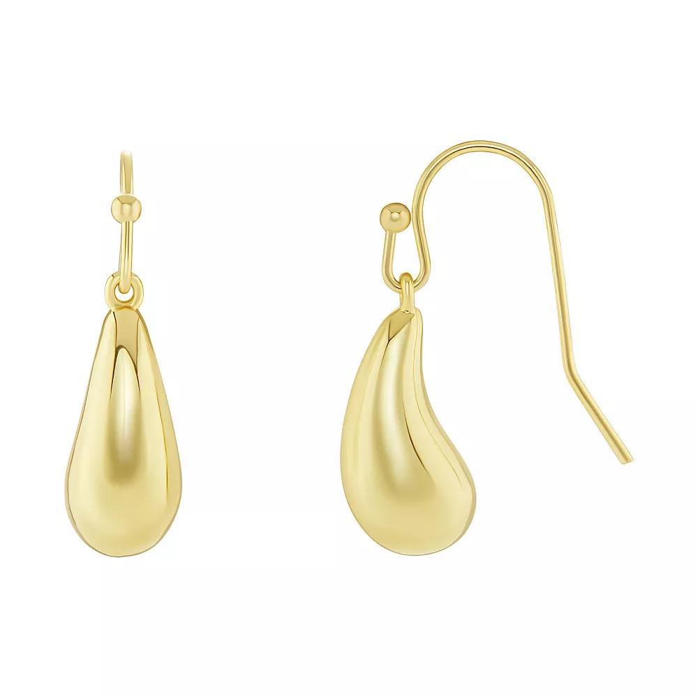 PRIMROSE Polished Teardrop Drop Earrings, Womens, Silver Tone Product Image