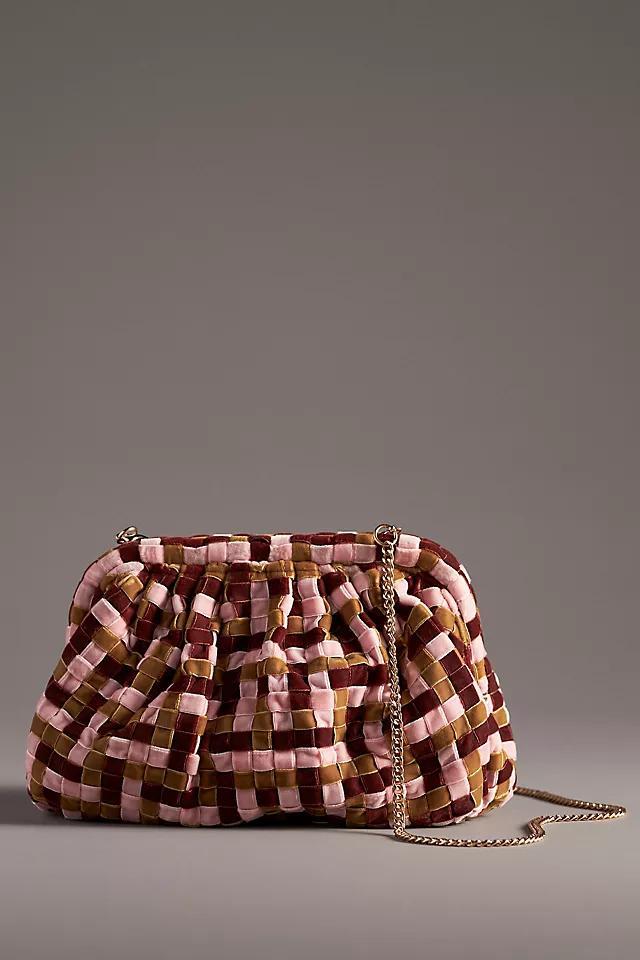 Velvet Woven Clutch Product Image