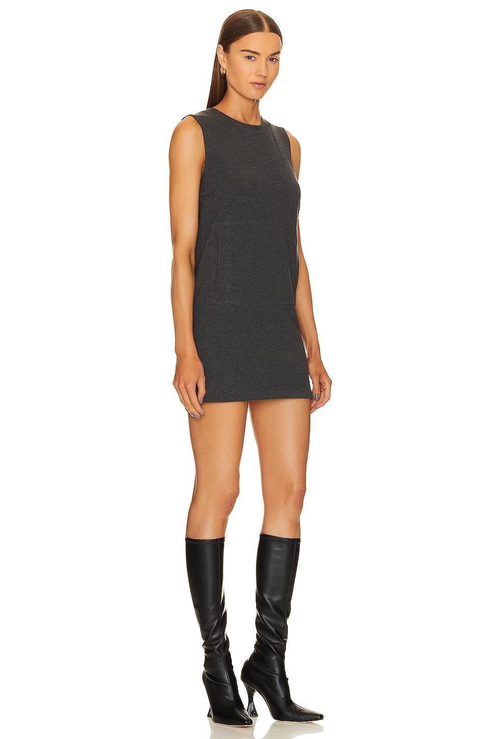 Sleeveless Tailored Terry Mini Dress Norma Kamali Product Image