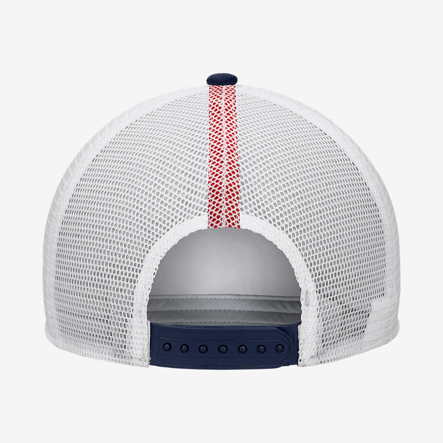 USMNT Rise Nike Unisex Soccer Structured Adjustable Trucker Cap | C16678USMS-AOP Product Image