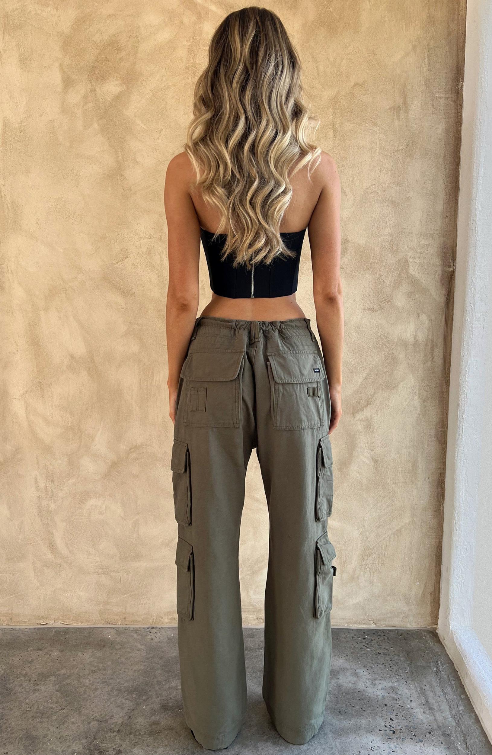 Tinashe Cargo Pants - Khaki Product Image
