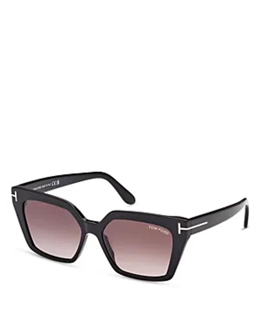 Winona Acetate T-Logo Cat-Eye Sunglasses Product Image