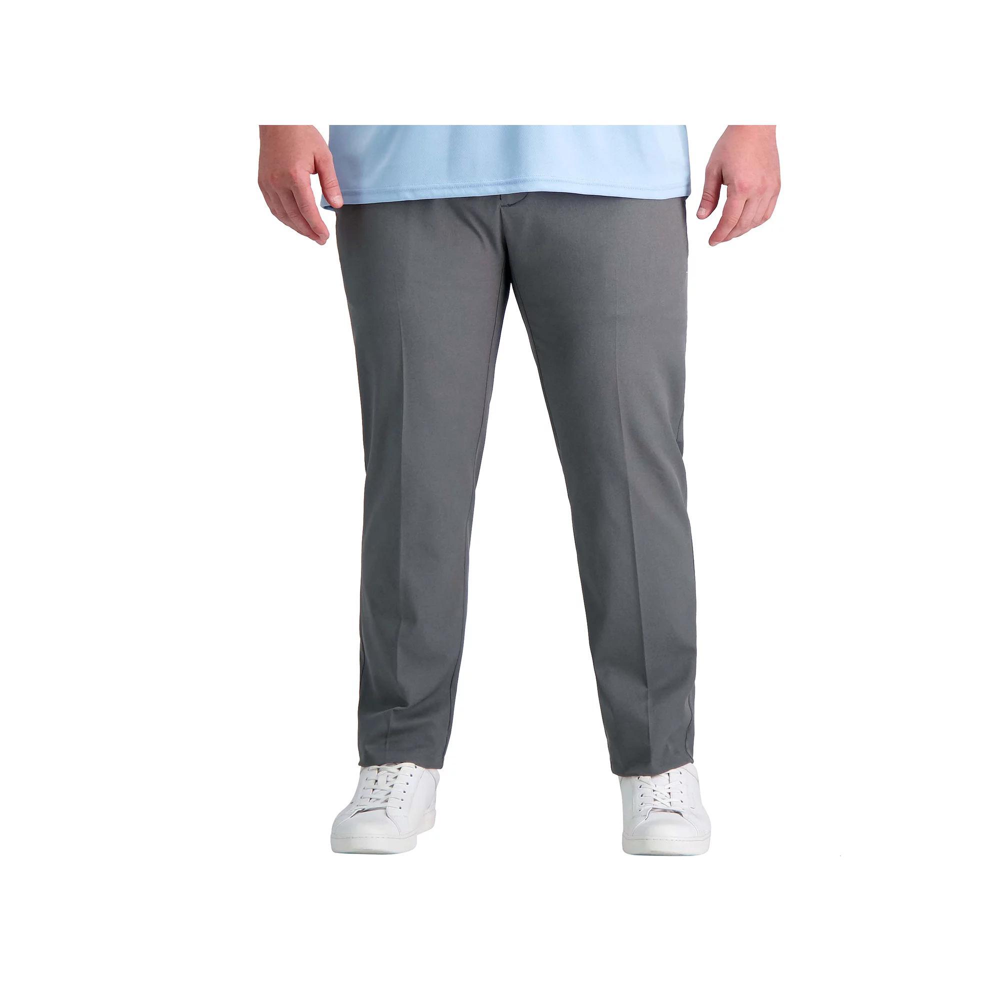 Big & Tall Haggar® Cool Right Performance Flex Pants, Men's, Size: 50X29, Grey Product Image