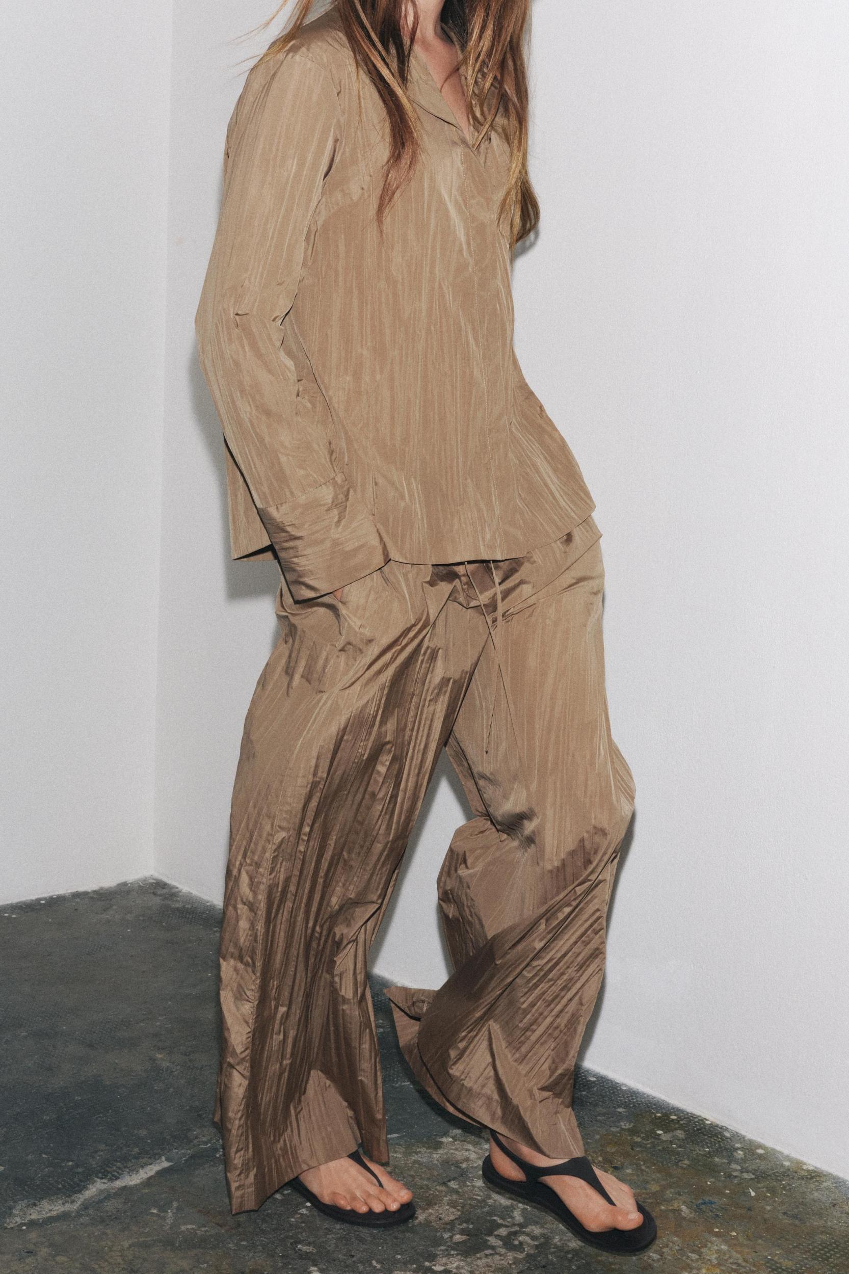 ZW COLLECTION PLEATED PALAZZO PANTS Product Image