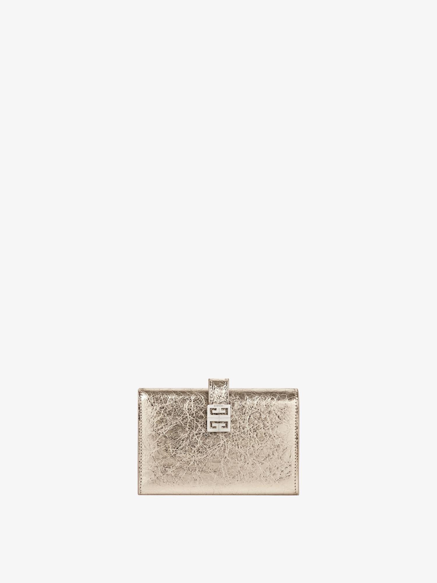 4G wallet in laminated leather Product Image