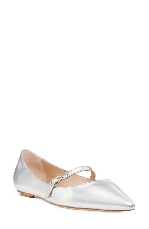 Emilia Metallic Mary Jane Ballerina Flats Product Image