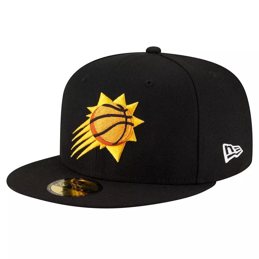 Men's New Era Black Phoenix Suns Team 59FIFTY Fitted Hat,  Product Image