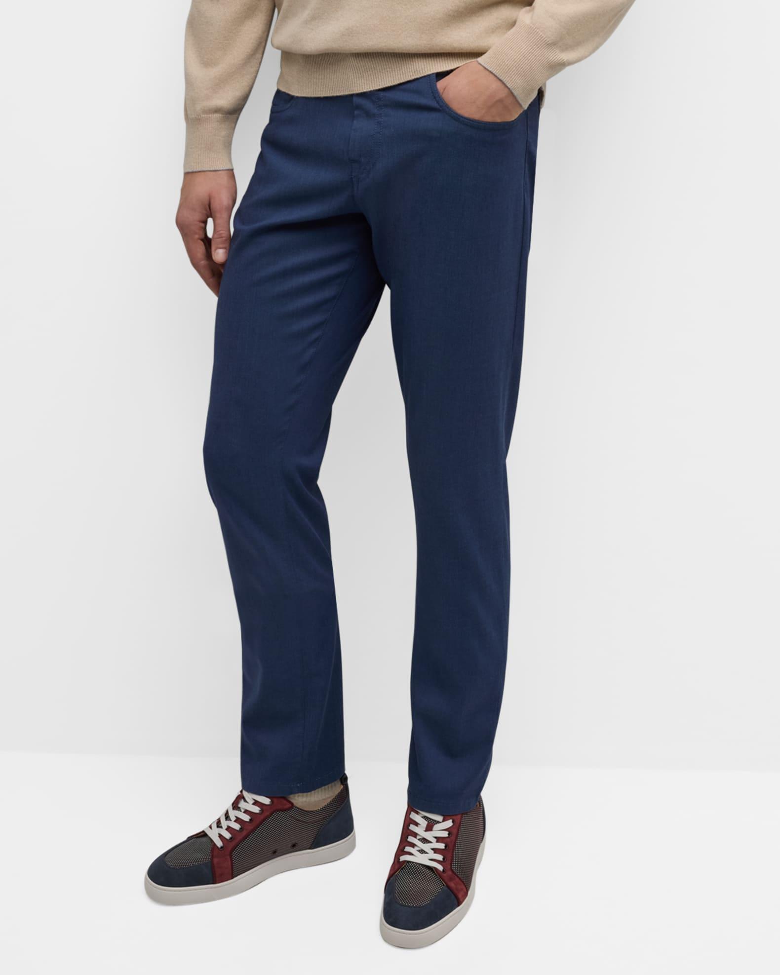 Men's Solid 5-Pocket Pants Product Image