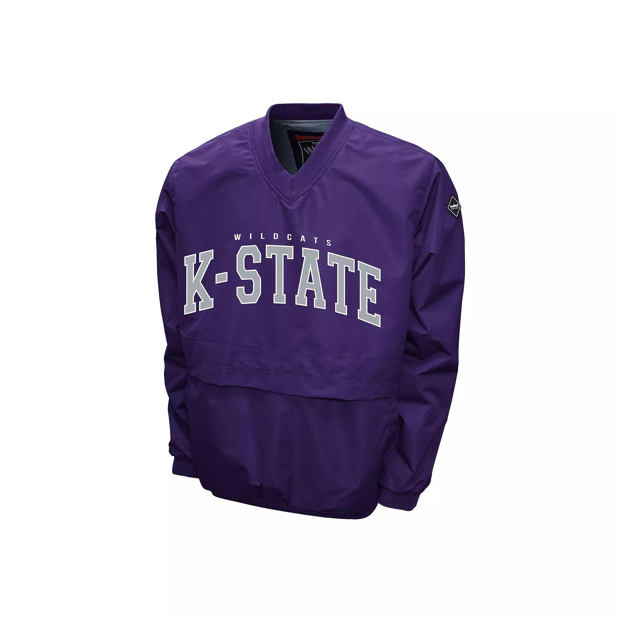 Men's Kansas State Wildcats Members Windshell Pullover, Size: Small, Purple Product Image