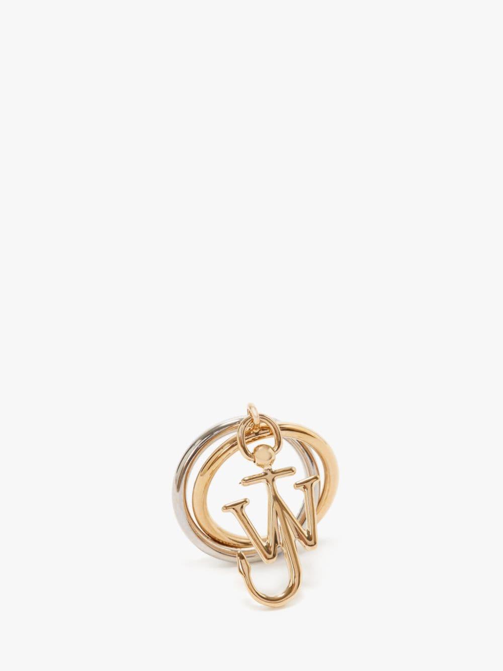 MULTI-LOOP ANCHOR RING in gold | JW Anderson US  Product Image