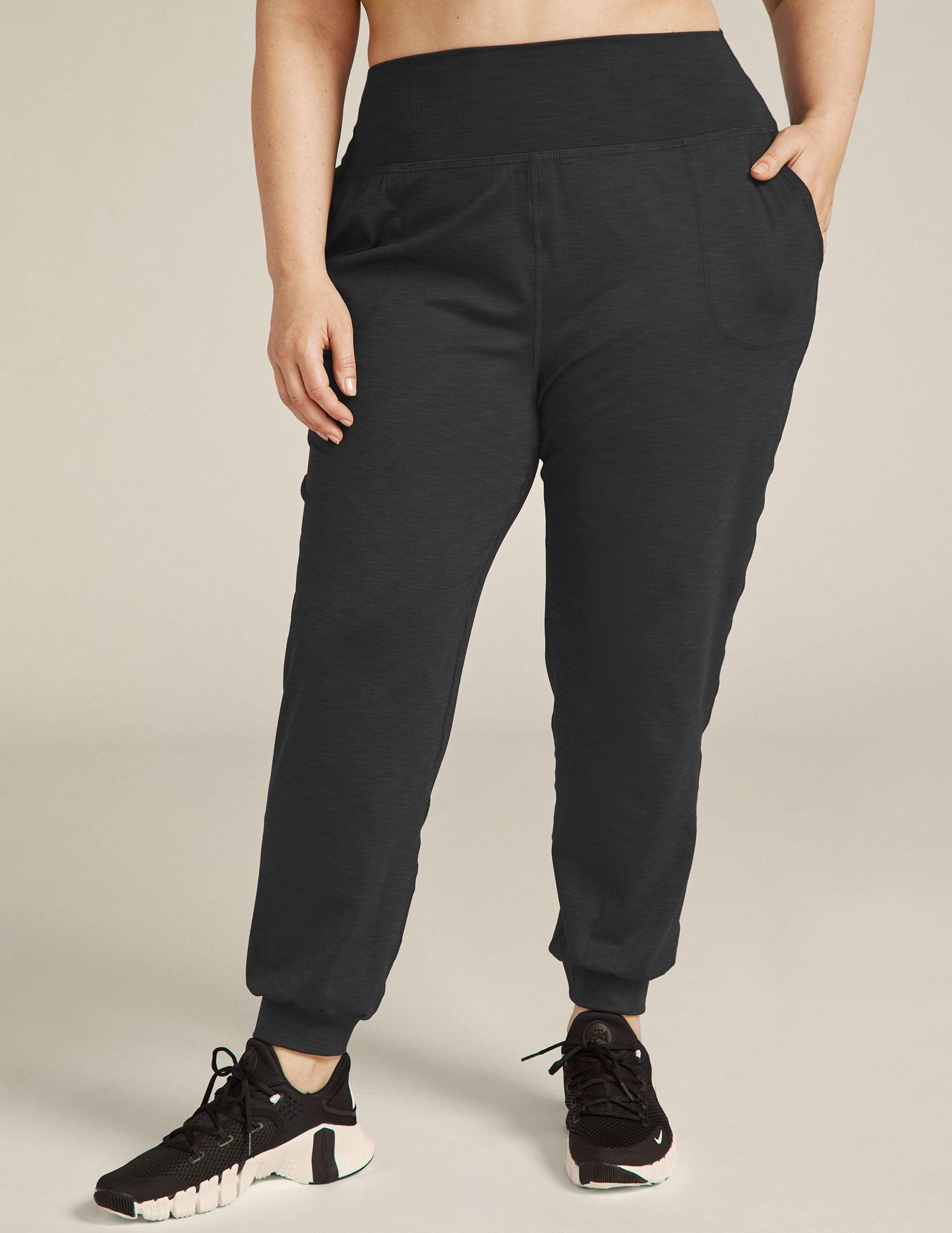 Heather Rib Midi Jogger Product Image