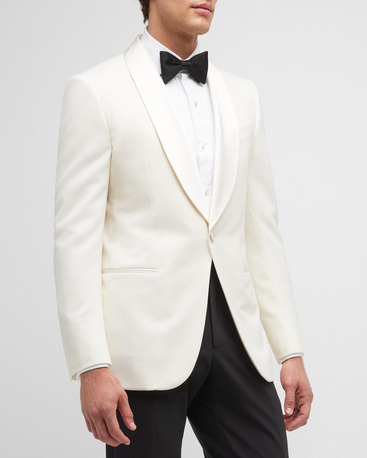 Mens Wool Shawl Dinner Jacket Product Image