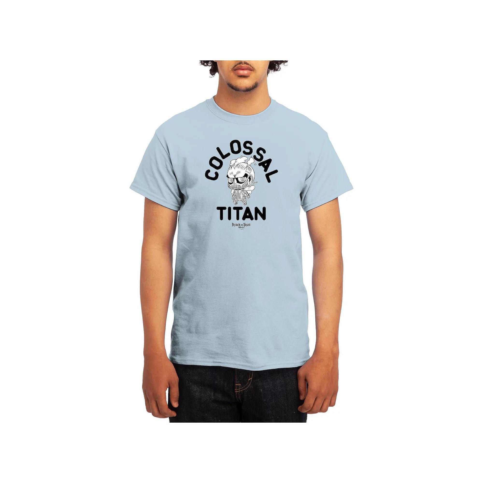 Men's Attack on Titan Alphabet Soup Graphic Tee, Size: XXL, White Product Image