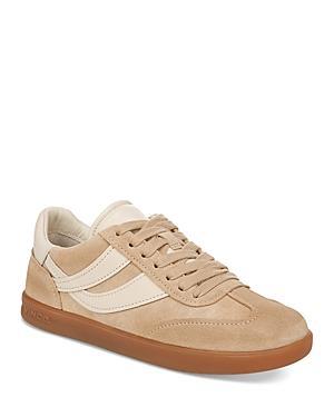 Womens Oasis Leather And Suede Sneaker, Milk/night Blue, Size 8 Vince Product Image