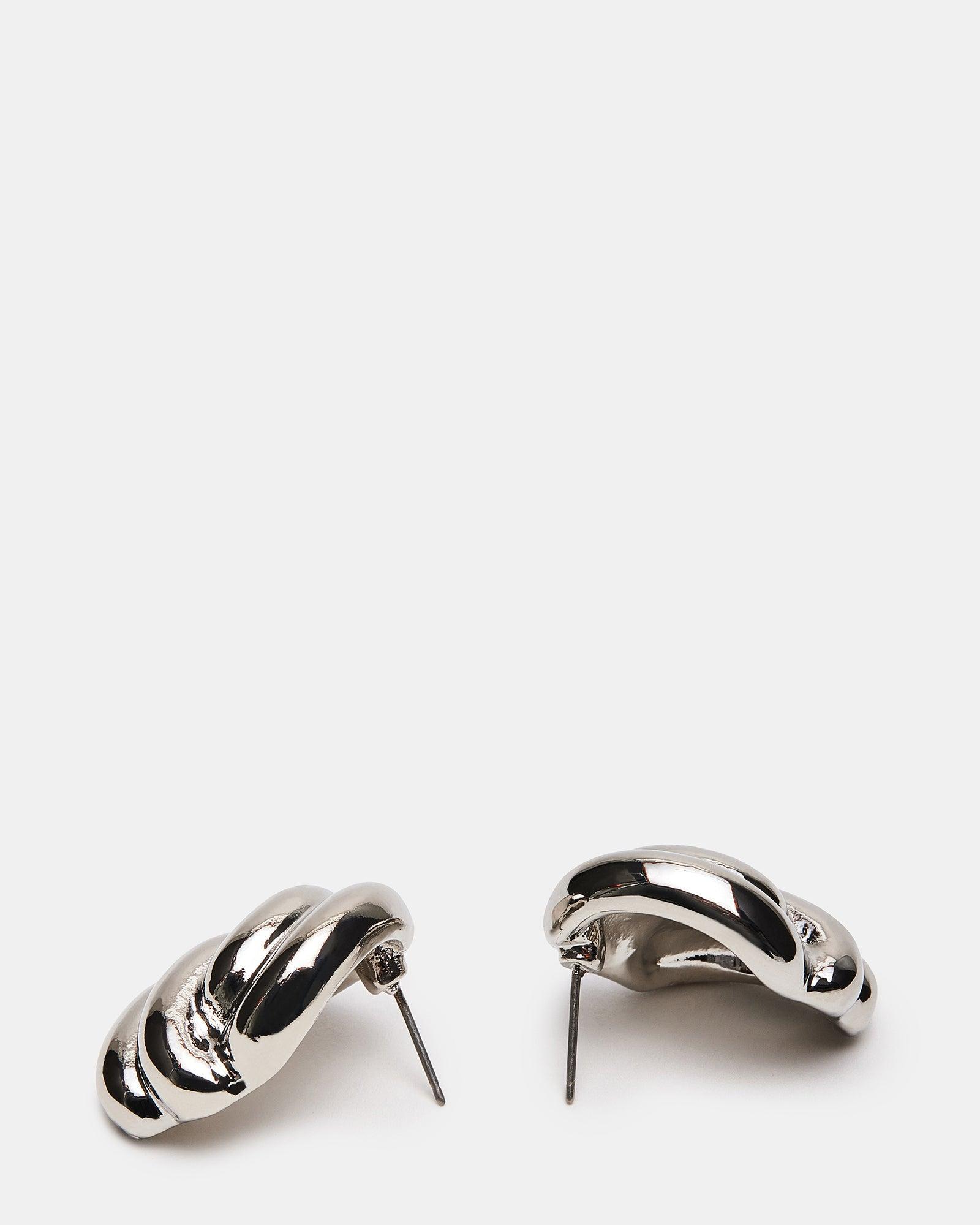 KNOT EARRINGS SILVER Female Product Image