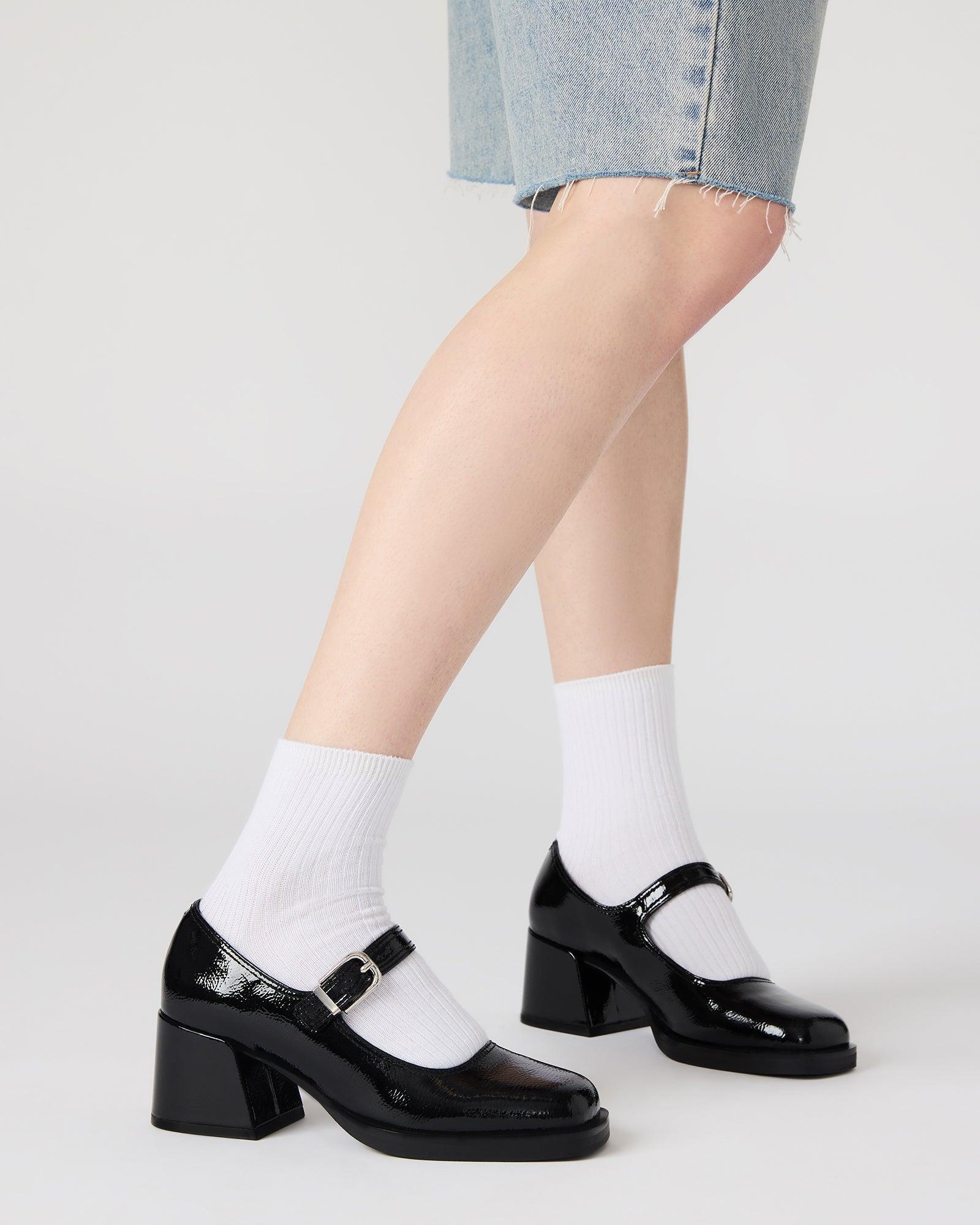 LISBON BLACK LEATHER Female Product Image