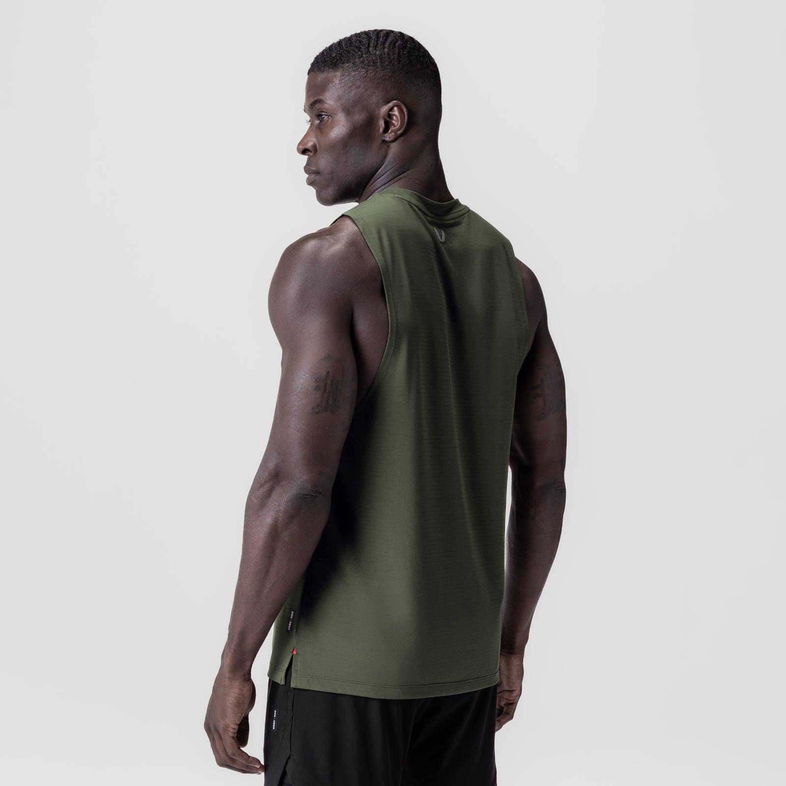 0837. 3D-Lite® 2.0 Lycra® Muscle Tank - Olive "RP" Product Image