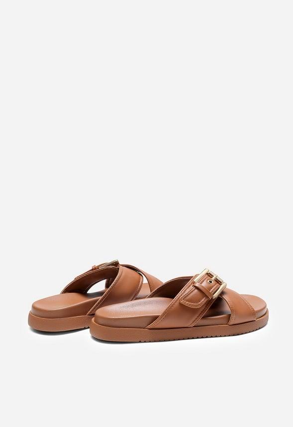 Criss-Cross Flat Sandals Product Image