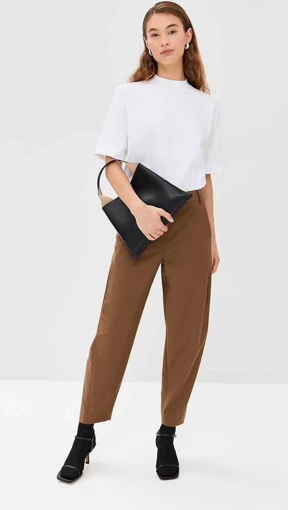 Tibi Tropical Wool Reese Sculpted Trousers | Shopbop Product Image