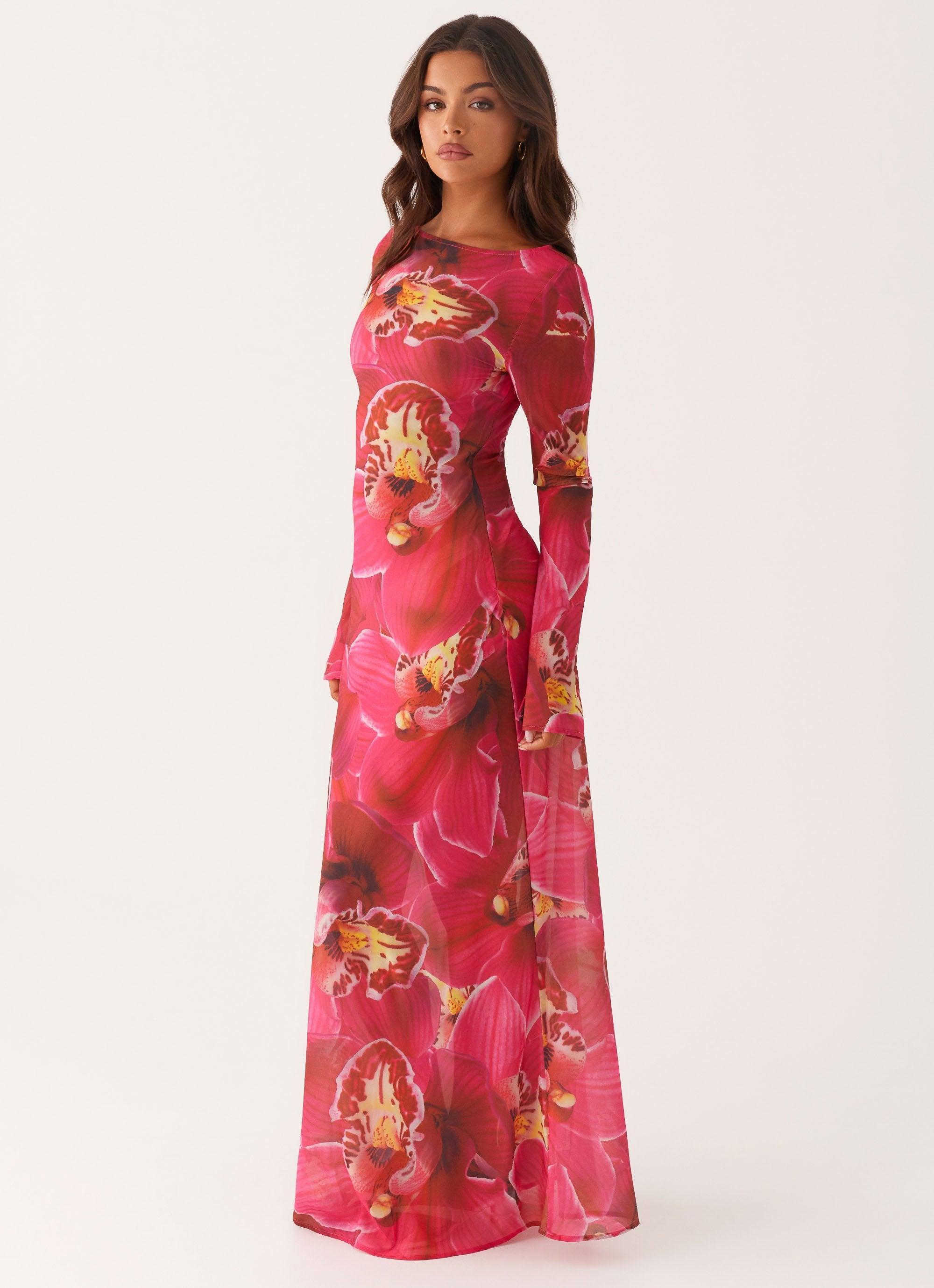 Lorde Maxi Dress - Orchid Pink Product Image