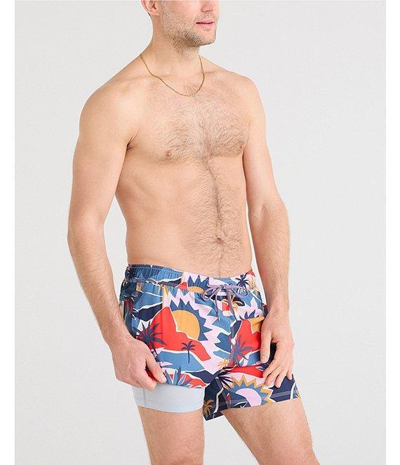 SAXX Oh Bou 2N1 5#double; Break of Dawn Volley Swim Shorts Product Image