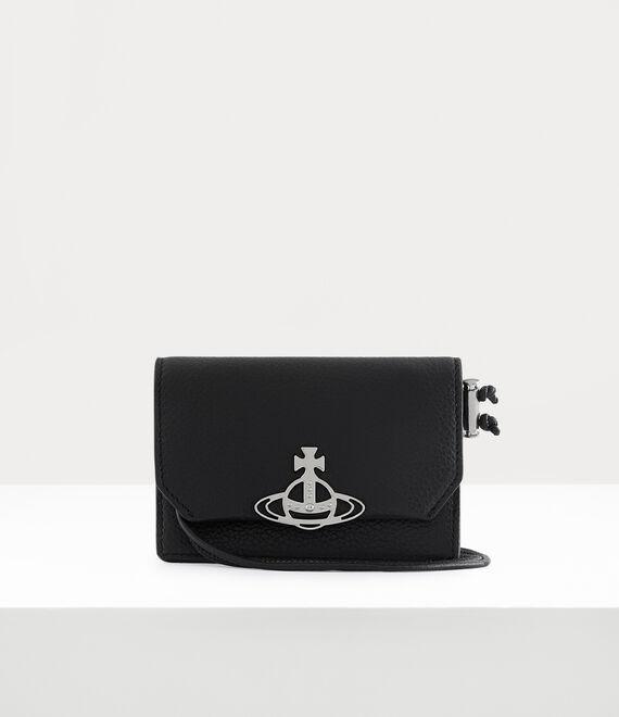 VIVIENNE WESTWOOD Card Holder Strap In Black Product Image