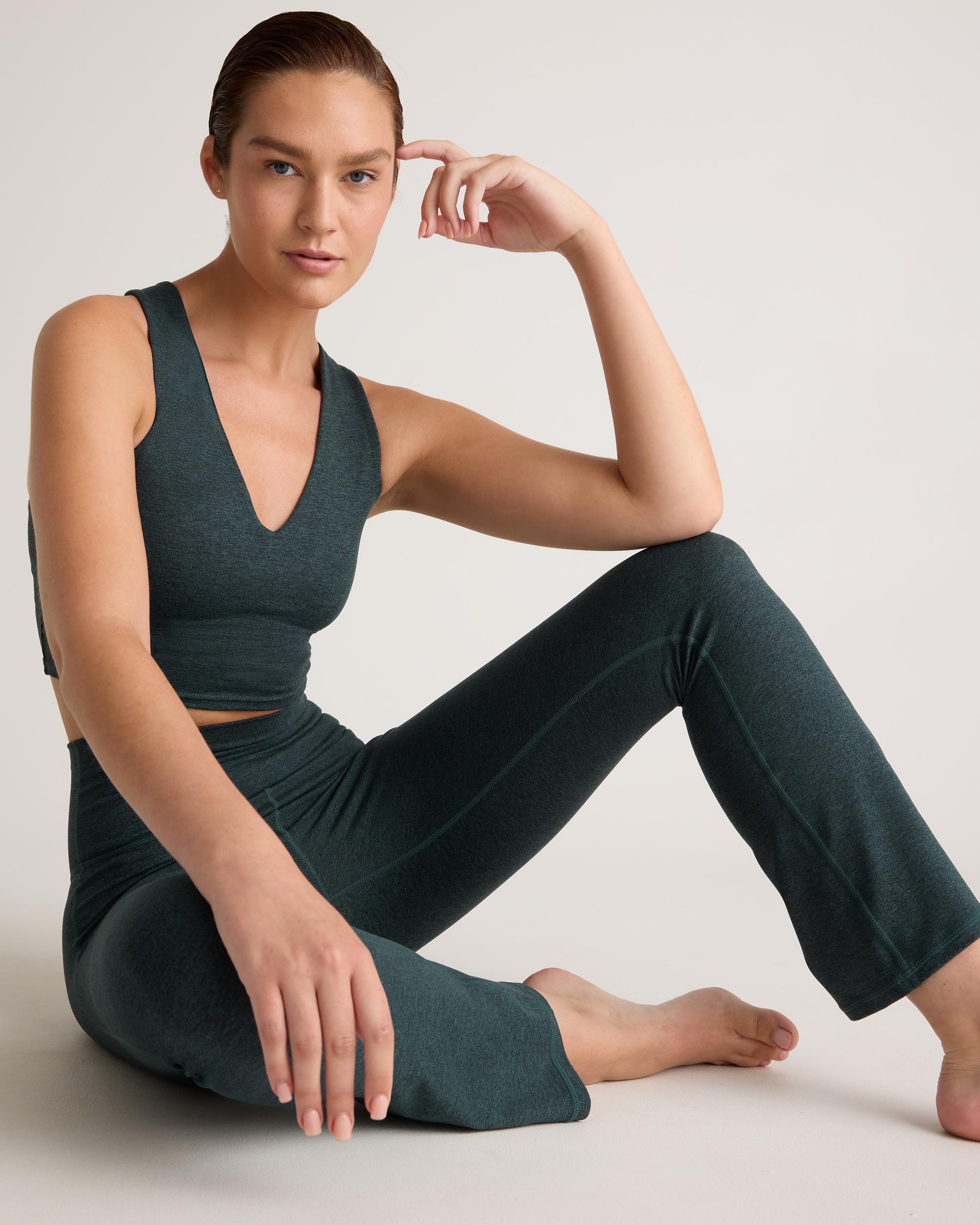 Quince | Women's Ultra-Soft Cropped Bootcut Pants Size XL, Polyester Product Image