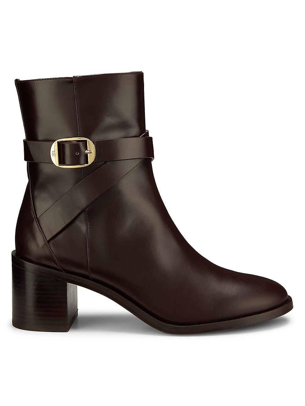 Stuart Weitzman Womens Esme Belted Zip Booties Product Image