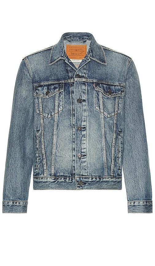 Levi's(r) Premium Premium Denim Trucker Jacket (Skyline) Men's Coat Product Image