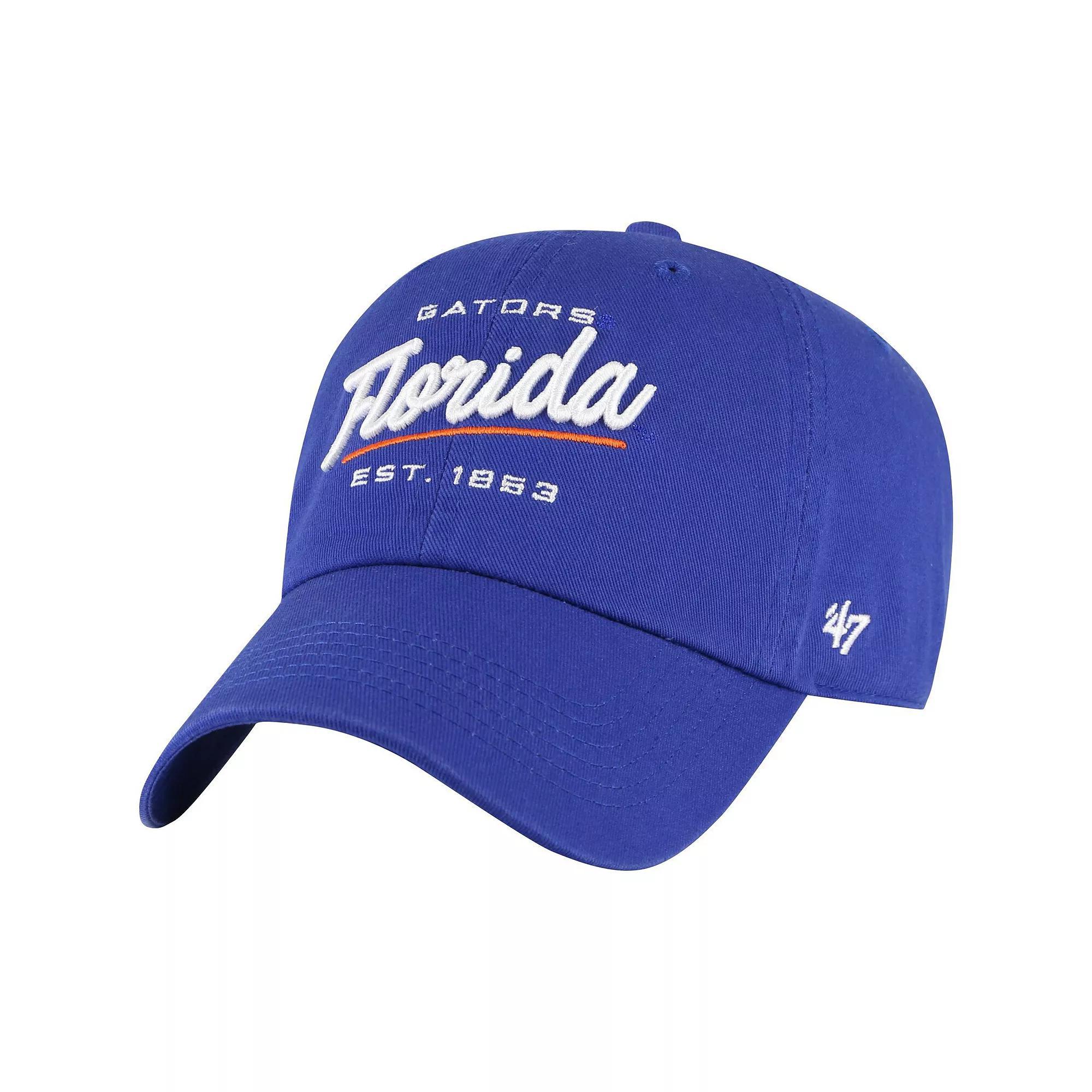 Women's '47 Royal Florida Gators Sidney Clean Up Adjustable Hat, Blue Product Image