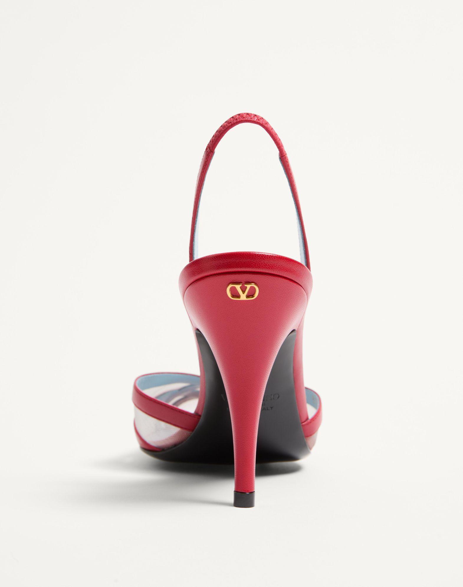 Impudance Slingback Pumps In Kidskin And Mesh 90Mm Product Image