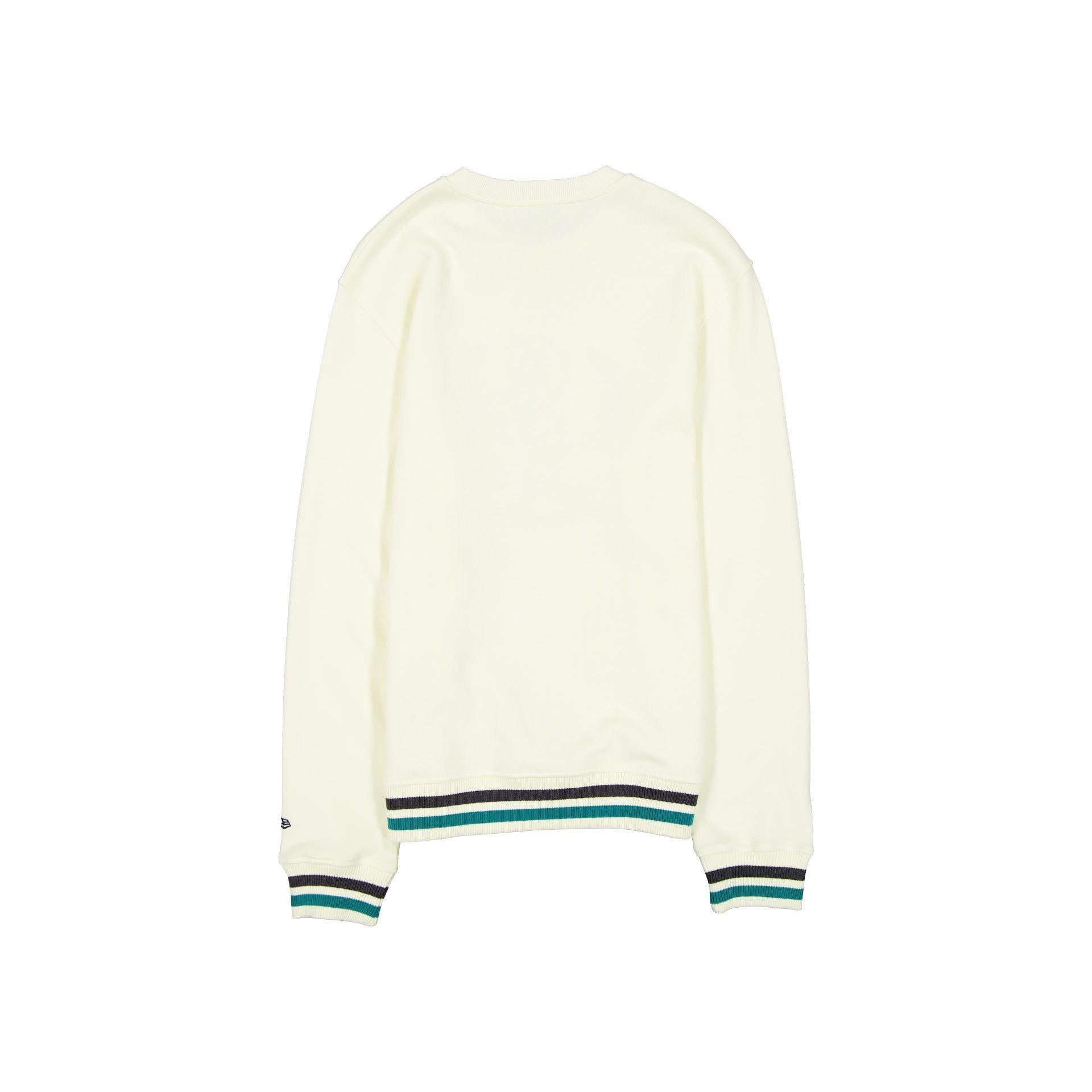 Los Angeles Dodgers Throwback Chrome White Crewneck Male Product Image