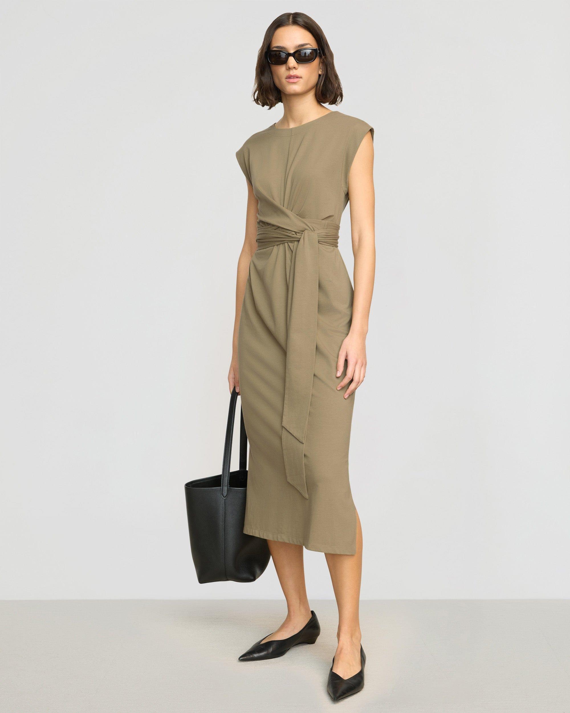 Fei Tie-Front Organic Cotton Dress Product Image